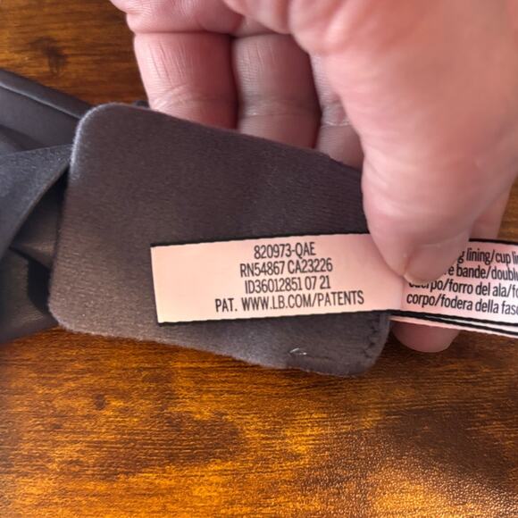 Victoria's Secret Purple Gray Lined Demi Bra Size 36C T-Shirt Modest Wirefree - Picture 4 of 7